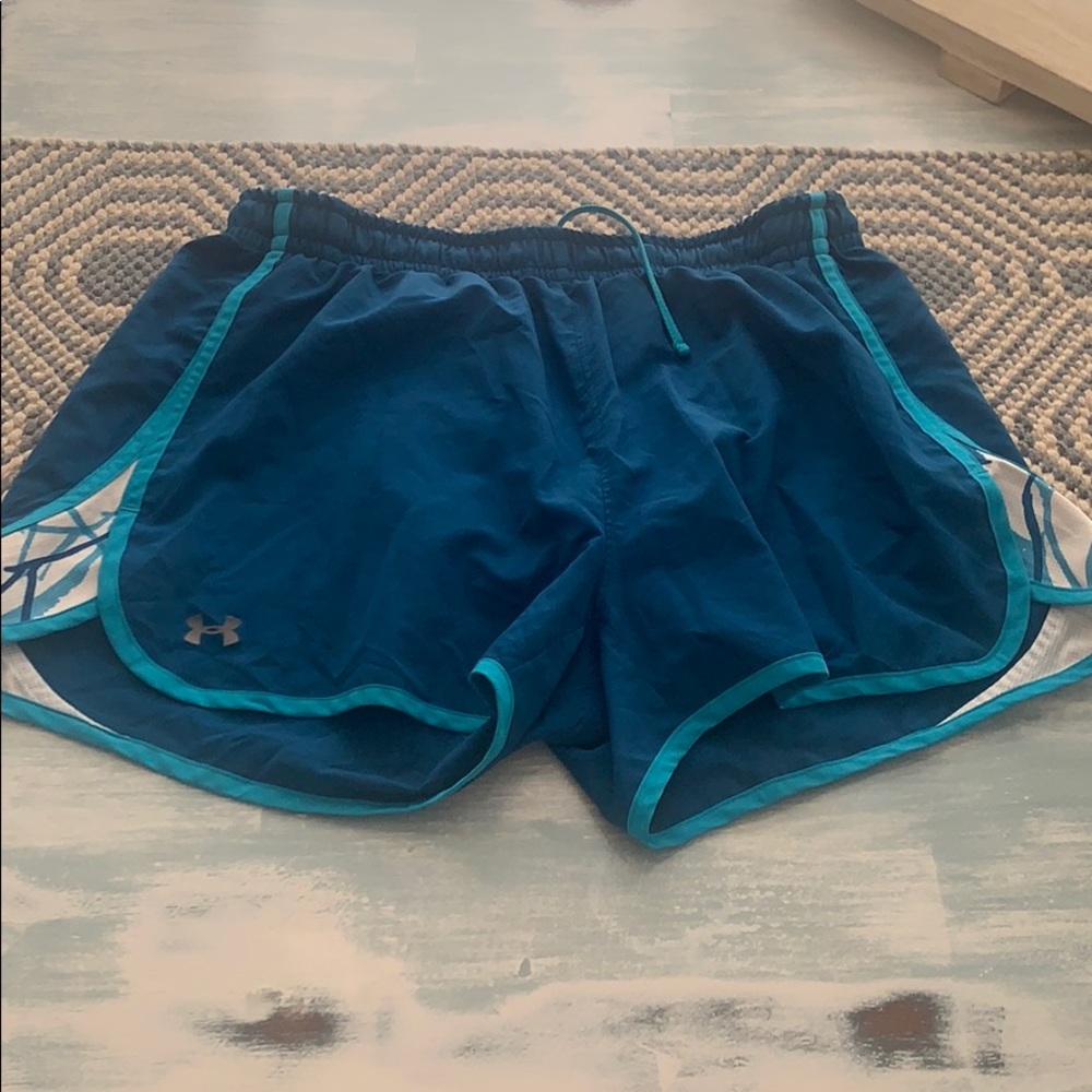 Blue Under armour running shorts!